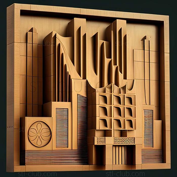 3D model Aldo Rossi (STL)